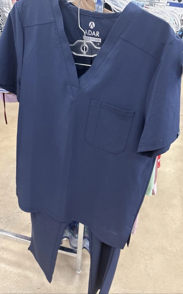 Conjunto Médico Adar Addition Azul Marino Talla M Para Mujer (Top y Pantalones con Cordón) Foto 1 de 1