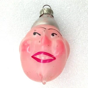 Rare Vintage Glass Christmas Ornament X-mas Fir-Tree New Year Decoration Clown - Picture 1 of 7