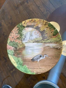 Royal doulton plate waterside the heron by Elizabeth Gray - Picture 1 of 3