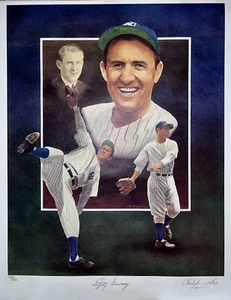Lefty Gomez New York Yankees Signed 18x24 Lithograph 188/800 - Picture 1 of 7