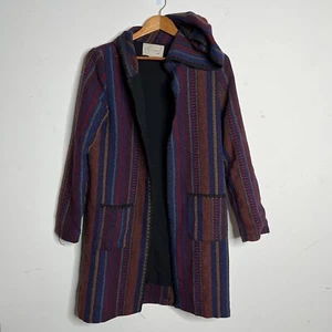 Ethereal By Paper Crane Boho Multi Color Open Cardigan Size Small Cloak - Picture 1 of 9