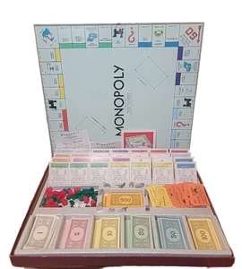 VTG Parker Brothers 1964 MONOPOLY Board Game Red Box Appears Complete - Picture 1 of 17