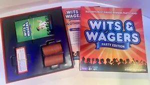 WITS & WAGERS : PARTY EDITION Board Game 100% Complete Excellent Condition - Picture 1 of 1