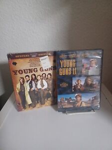 YOUNG GUNS 1 & 2 (DVD SET) 1988 Emilio Estevez, Kiefer Sutherland New Rare Oop