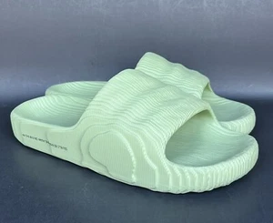 Adidas Adilette 22 Men’s Sandals Green 10 US Men's Size NWB - Picture 1 of 10