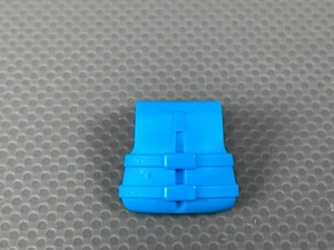 LEGO Minifigure Life Jacket with Two Straps Dark Azure Series 21 Paddle Surfer - Picture 1 of 7