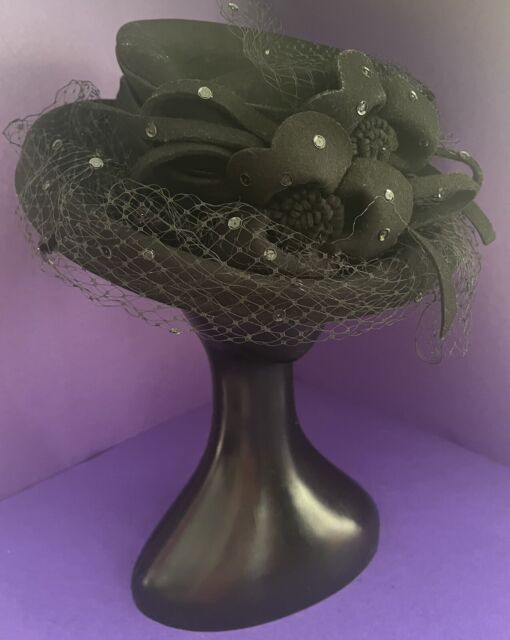 Grand Vivier Fisher Hat in Fabrics Black Woman REWH0010100DAOSB999