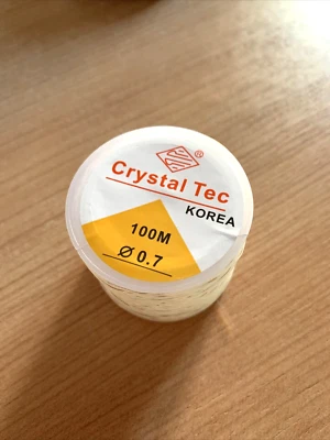 Filo elastico trasparente per bracciali bigiotteria perline - Trasparente al Mt - Immagine 1 di 3