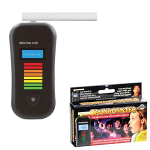 Funtime Drunkometer Fun Novelty Breathalyser Adult Joke Stocking Filler Gift - Picture 1 of 3