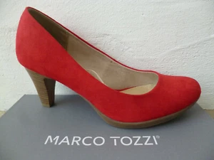 Marco Tozzi Pumps Ballerina Slipper Red NEW! - Picture 1 of 7