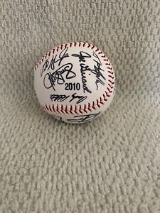 New York Yankees 2010 Souvenir Team Stamped Autograph Baseball Collectors