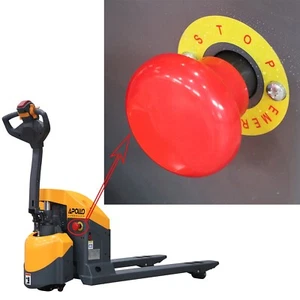 Interruptor de botón de parada de emergencia APOLLOLIFT para conector de palet eléctrico completo CBD15WE-19 - Imagen 1 de 5