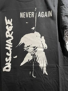 DISCHARGE T.SHIRT Hardcore Punk Gbh Crass Conflict Anwl All Sizes S-XL Gilden - Picture 1 of 3