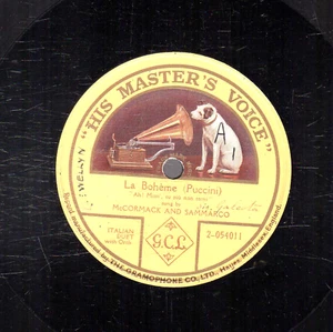 148cv.  McCormack & Sammarco - Boheme-Ah Mimi, tu piu non torni - HMV 2-054011 - Imagen 1 de 1