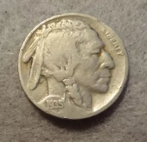 VERY NICE 1935-S BUFFALO NICKEL CLIPPED PLANCHET ERROR - Picture 1 of 6