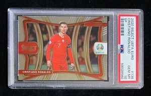 2020 Panini Select Euro Cristiano Ronaldo Color Variation SP #136 PSA 10 - Picture 1 of 2