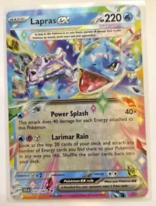 Lapras ex - 032/142 Stellar Crown Double Rare Pokemon - NM/MINT - Bild 1 von 2