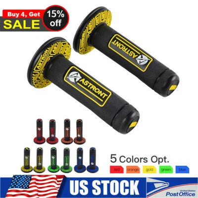 24/22mm Handlebars Hand Grip For Suzuki RM85 RM125 RM250 RMZ450 DRZ400SM DRZ400S - Изображение 1 из 4