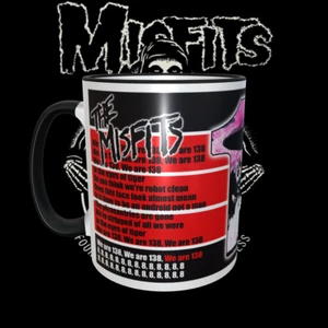Taza de cerámica The Misfits 138 11 oz NUEVA apta para lavavajillas - Imagen 1 de 3