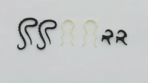 Paar 10 Stärke 10g 2mm Bio Handgeschnitzt Hänge Ohrringe Horn Bernstein Mehr - Bild 1 von 19