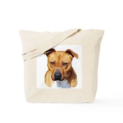 Bolso de Mano CafePress Pitbull de Lona Natural, Bolso de Compras de Tela (436548006) Foto 1 de 4