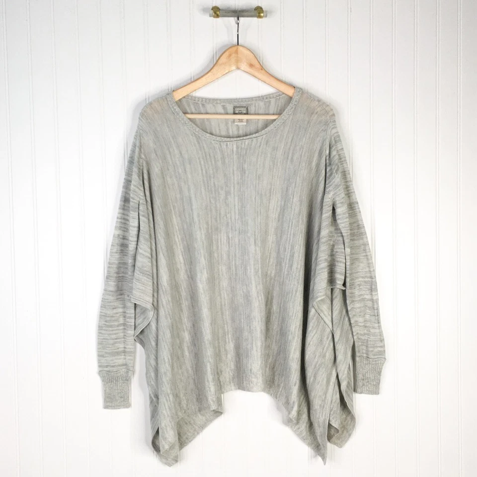 Suéter Pullover Converse One Star Para Mujer Gris Manga Larga Ranura Redonda Acrílico XS Foto 1 de 4