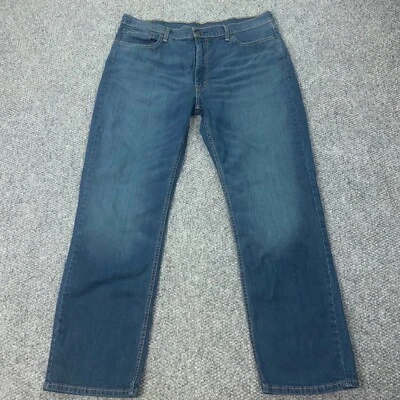 Levis 514 Jeans Mens Blue 39x31 Straight Stretch - Image 1 of 4