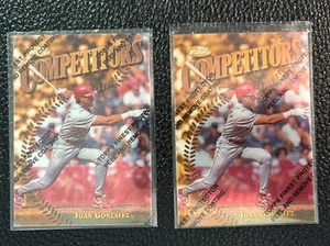 (2) 1997 Topps Finest - Raro - Oro Juan González #332 Refractor - Imagen 1 de 2