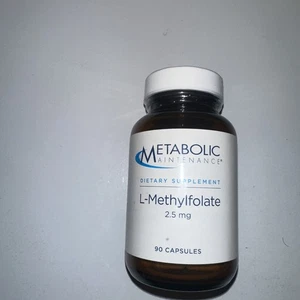 Metabolic Maintenance L-Methylfolat 5mg - tägliche Anwendung (90 Kapseln) - Bild 1 von 2