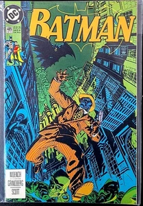 BATMAN #485 VF/NM BLACK MASK FALSE FACE SOCIETY Michael Golden Doug Moench 1992 - Picture 1 of 8
