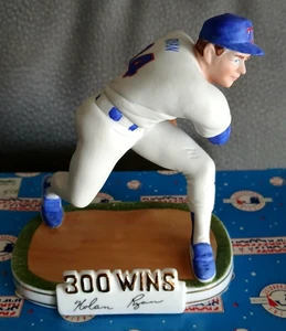 Figura y placa Nolan Ryan Sports Impressions 657/3000 Rangers 300 Wins 1992 certificado de autenticidad - Imagen 1 de 11