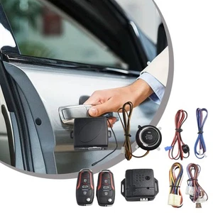 Effortless Car Engine Start and Keyless Entry Push Button Alarm System - Picture 1 of 16