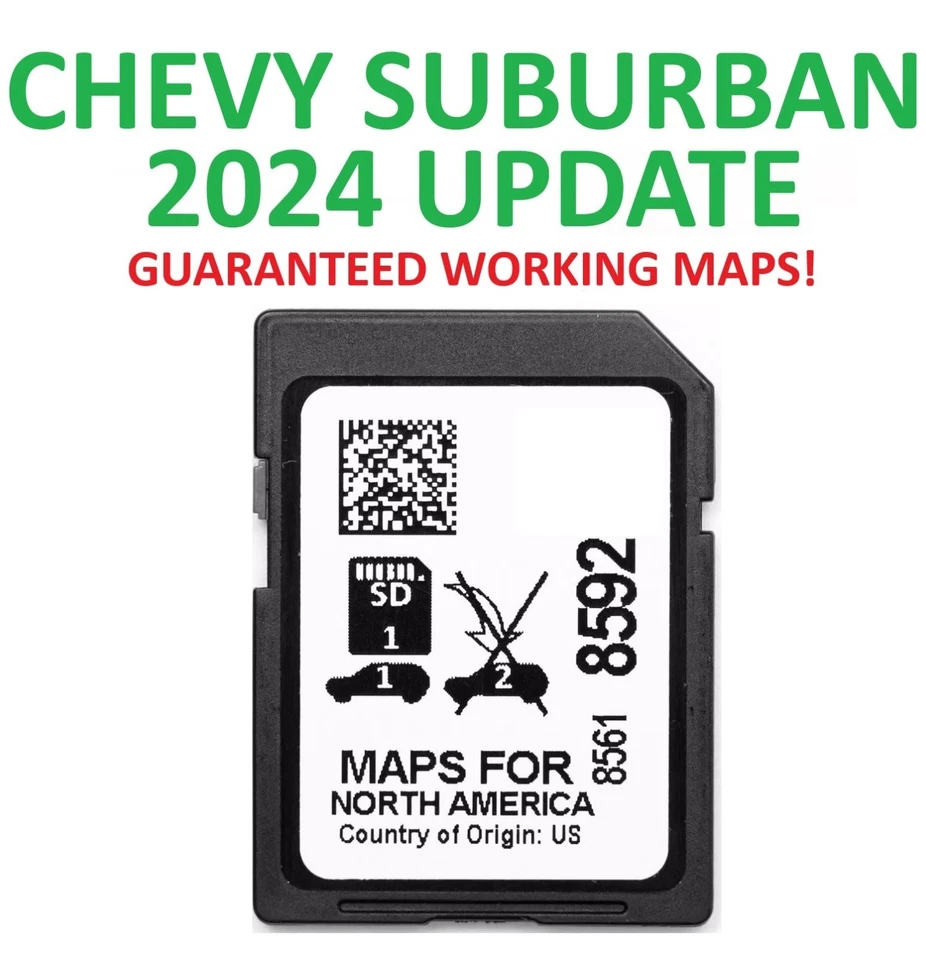 For GMC SIERRA 2019-2022 2024 MAP UPDATE GPS Navigation SD Card 85618592