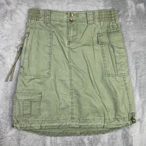 Falda Carga Mujer Pequeña Verde Maxi Grunge Patinador Punk Militar Ripstop Ejército - Imagen 1 de 13