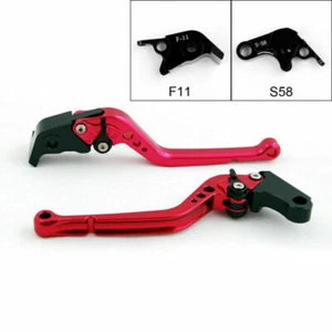 Long Brake Clutch Levers For Aprilia RSV4/RSV4 FACTORY 2009-2014 2011 Red T9 - Picture 1 of 5