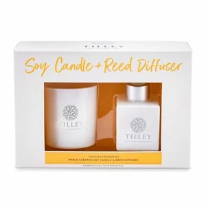 Tilley Body Candle & Reed Diffuser Gift Set - Tahitian Frangipani - Picture 1 of 1
