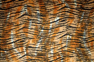 ANIMAL SKIN PRINTS - TIGER I - 100% COTTON FABRIC - Picture 1 of 3