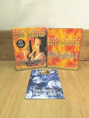 DIE HARD / DIE HARD 2 - SPECIAL EDITION 4 DVD Box Set Bruce Willis Action Movies - Image 1 of 4