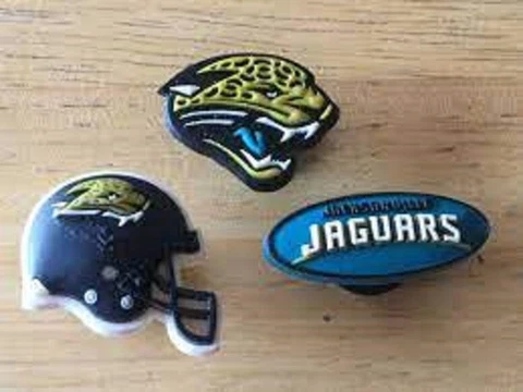 JACKSONVILLE JAGUARS shoe charms FOR CROCS SET OF THREE NEW FOR 2023-24 Cover
