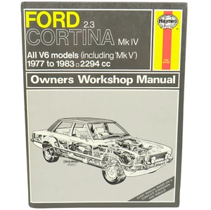Haynes Manual Ford Cortina Mk4 1977-1983 All Models 2294cc Hardback -H - Picture 1 of 8