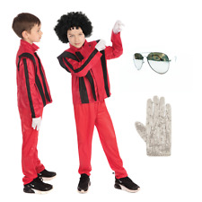 Adultes King of Pop Costume Robe fantaisie superstar Jacko 1980 thriller outfit