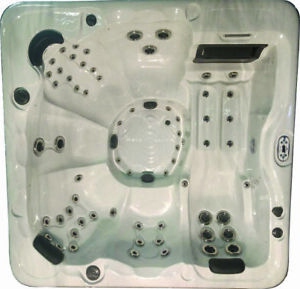 6 Person Outdoor Whirlpool Lounger Spa Hot Tub with 67 Therapy Jets - IN STOCK!!