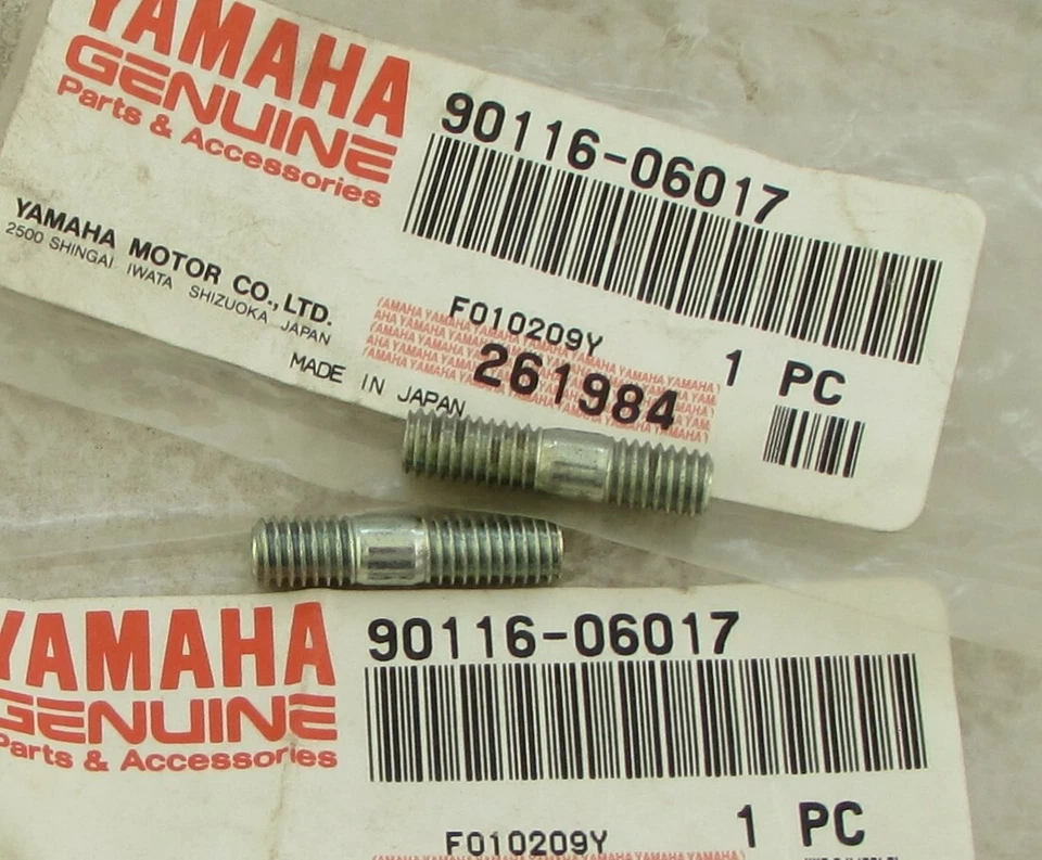 Yamaha Cylinder Stud Bolt (set of 2) for XS1 XS2 TX650 XS650 1970-1983 Foto 1 de 1
