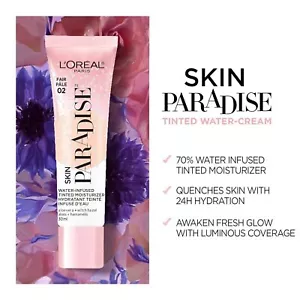 Loreal Paris Skin Paradise Water Infused Tinted Moisturizer SPF19 - Choose Shade - Picture 1 of 8