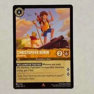Christopher Robin 2/204 Disney Lorcana Rise of the Floodborn Regular Rare NM - Picture 1 of 2