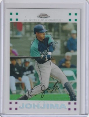 KENJI JOHJIMA Mariners 2007 Topps Chrome #129 White Refractor Parallel /660 - Image 1 of 2