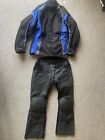 Womens Motorcycle Leather Suit 2 Piece Used Frank Thomas Fast Despatch