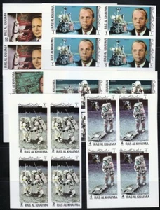 Ras Al Khaima 1972 MNH Mi 701B-706B Apollo 14 Extravehicular activity ** - Picture 1 of 5