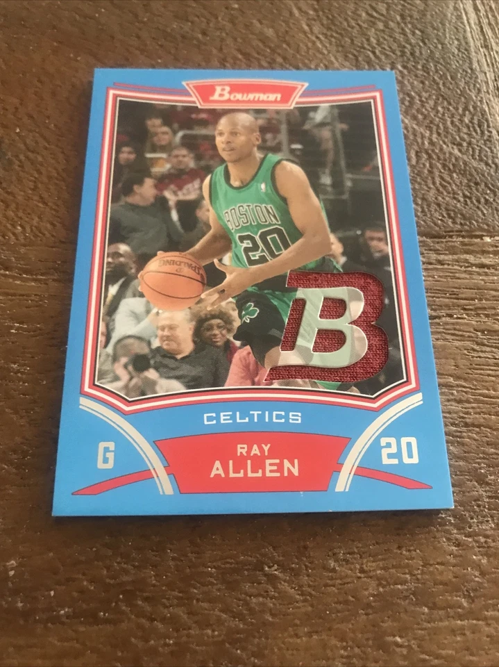 Tarjeta de reliquia Bowman Bowman 2008 azul 05/50 auténtica Bowman Foto 1 de 3