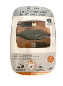 Belkin F5U258 Easy Transfer Cable for Windows Vista A23 - Picture 1 of 6